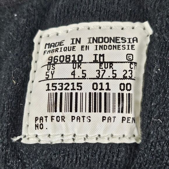 NIKE BOY'S VINTAGE GTS 1994 BLACK CANVAS SKATE SHOES – SIZE 5Y – CHALLENGE COURT - Picture 7 of 11